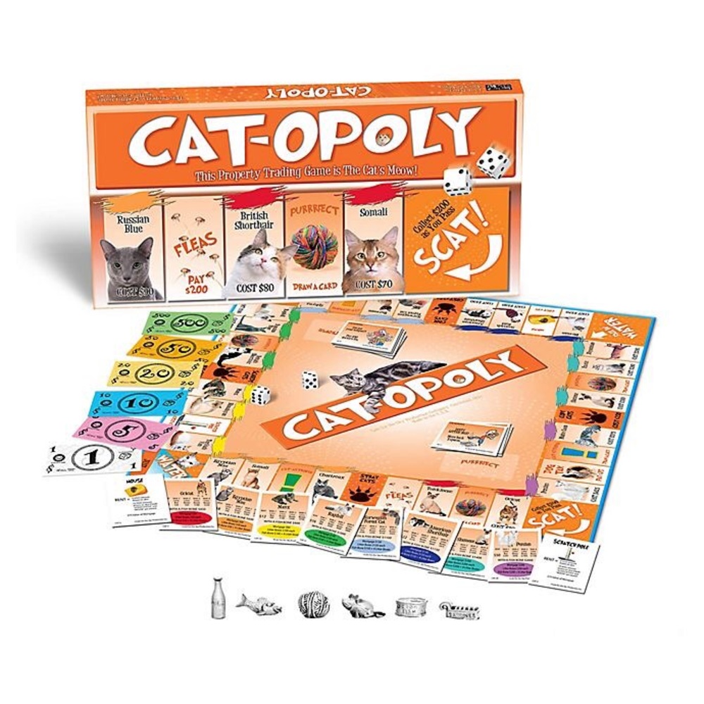NWT Catopoly Cat Monopoly Board Game